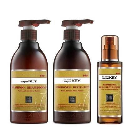 SARYNA KEY Repair set (shampoo 500ml, conditioner 500ml, oil 105ml)