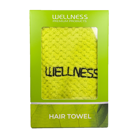 WELLNESS PREMIUM PRODUCTS Hair towel green